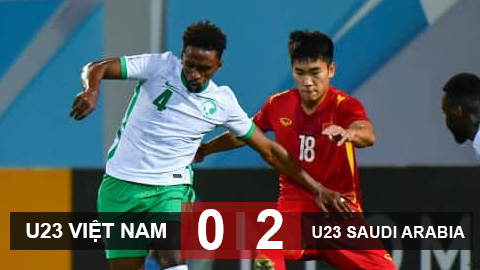 Kết quả U23 Việt Nam 0-2 U23 Saudi Arabia: Ngẩng cao đầu rời VCK U23 châu Á