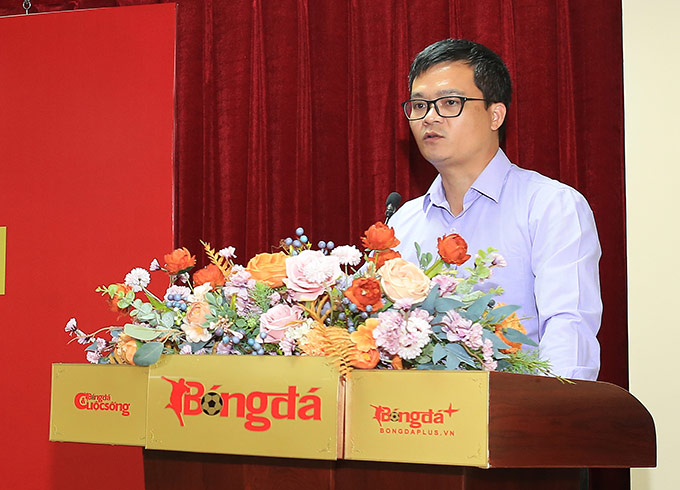 Tổng biên tập Nguyễn Tùng Điển hứa sẽ tận tâm, tận hiến, tận lực vì sự phát triển của Tạp chí Bóng đá