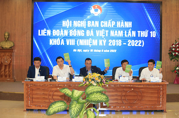 Hội nghị đã cùng thảo luận và thông qua những vấn đề quan trọng của bóng đá Việt Nam