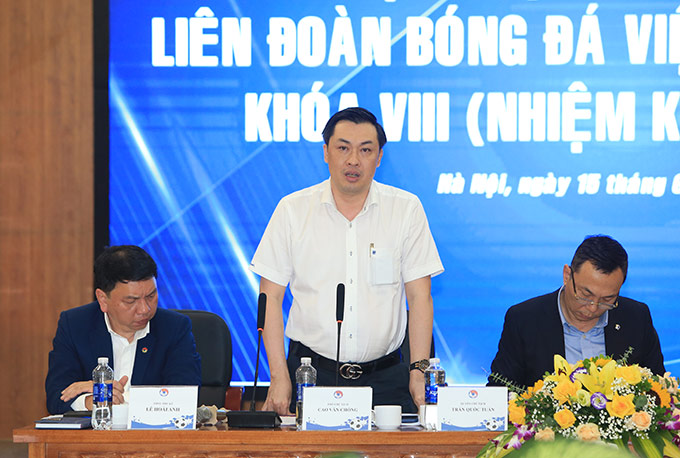 Phó Chủ tịch VFF - Cao Văn Chóng chia sẻ về hoạt động truyền thông của VFF trong 5 tháng đầu 2022