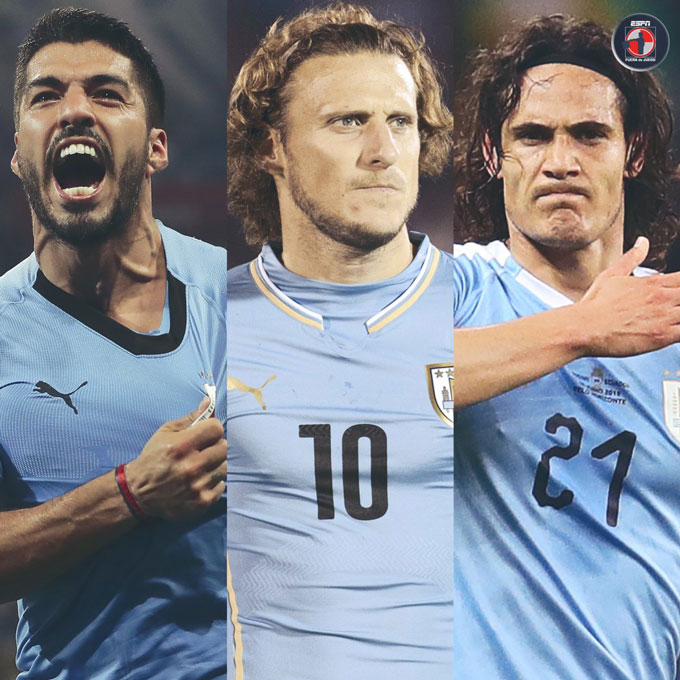 Uruguay liên tiếp sản sinh ra những tiền đạo tài năng như Suarez, Forlan và Cavani