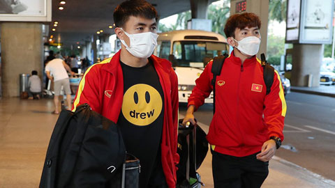 Nhóm cầu thủ U23 phía Bắc đã về đến Hà Nội