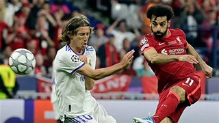 Cầu thủ Real chọc tức Salah cả trước và sau trận chung kết Champions League 2021/22