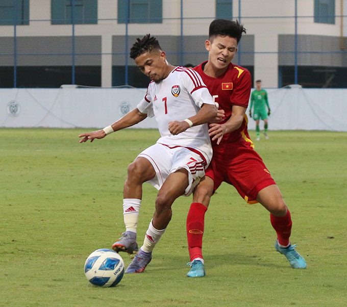 Từ trận đấu với U23 UAE, niềm tin của cầu thủ U23 Việt Nam với HLV Gong Oh Kyun được củng cố - Ảnh: VFF