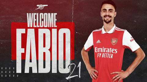 Fabio Vieira ký hợp đồng 5 năm với Arsenal, mặc số áo 21