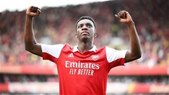Tiền đạo Eddie Nketiah: 'Rời Arsenal là điều không thể'
