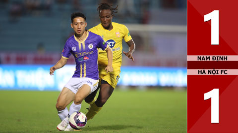 Kết quả Nam Định 1-1 Hà Nội FC: Đôi bên đều hài lòng Kết quả Nam Định 1-1 Hà Nội FC: Đôi bên đều hài lòng