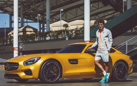 Federer rất mê dòng xe Mercedes
