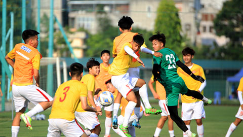 U19 Việt Nam thắng đội đầu bảng V.League, HLV Đinh Thế Nam vẫn âu lo