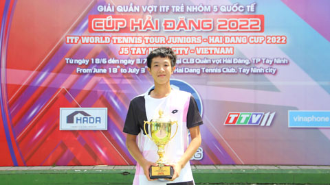 Giải quần vợt ITF U18 tuần 1: Việt Nam vô địch cả đơn và đôi nam