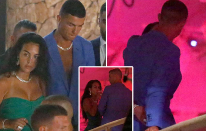 Ronaldo đưa cả bạn gái và vệ sỹ đến hộp đêm