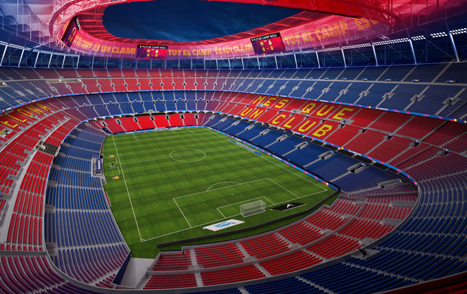 Sân Camp Nou của Barca