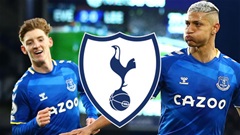Tottenham sẵn sàng chi 100 triệu bảng cho bộ đôi ngôi sao của Everton