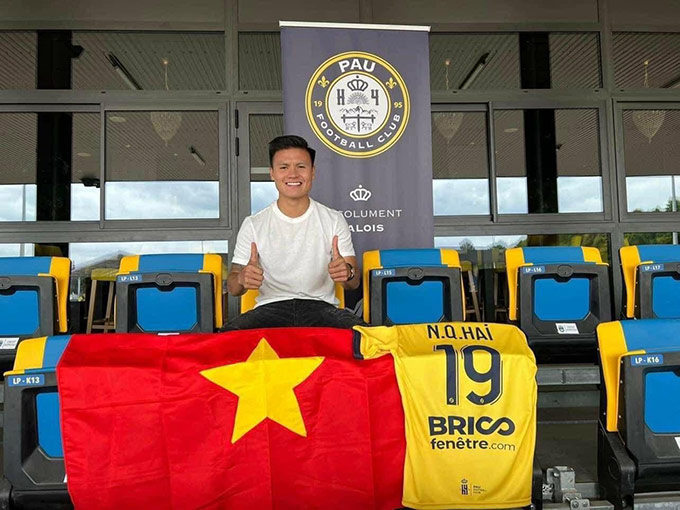 Quang Hải được kỳ vọng sẽ thi đấu nhiều tại Pau FC 