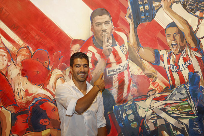 Luis Suarez, 35 tuổi, hiện là cầu thủ tự do sau khi rời Atletico. Anh có giá 8 triệu euro.