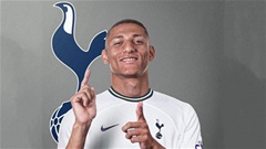 CHÍNH THỨC: Tottenham công bố chiêu mộ thành công Richarlison