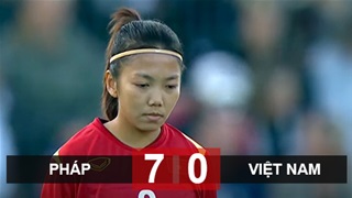 ĐT nữ Việt Nam thua 7 bàn trước ĐT nữ Pháp