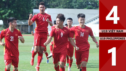 VIDEO bàn thắng U19 Việt Nam vs U19 Philippines: 4-1 (Giải U19 Đông Nam Á 2022)