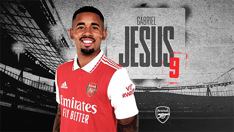 Gabriel Jesus ra mắt Arsenal, khoác áo số 9