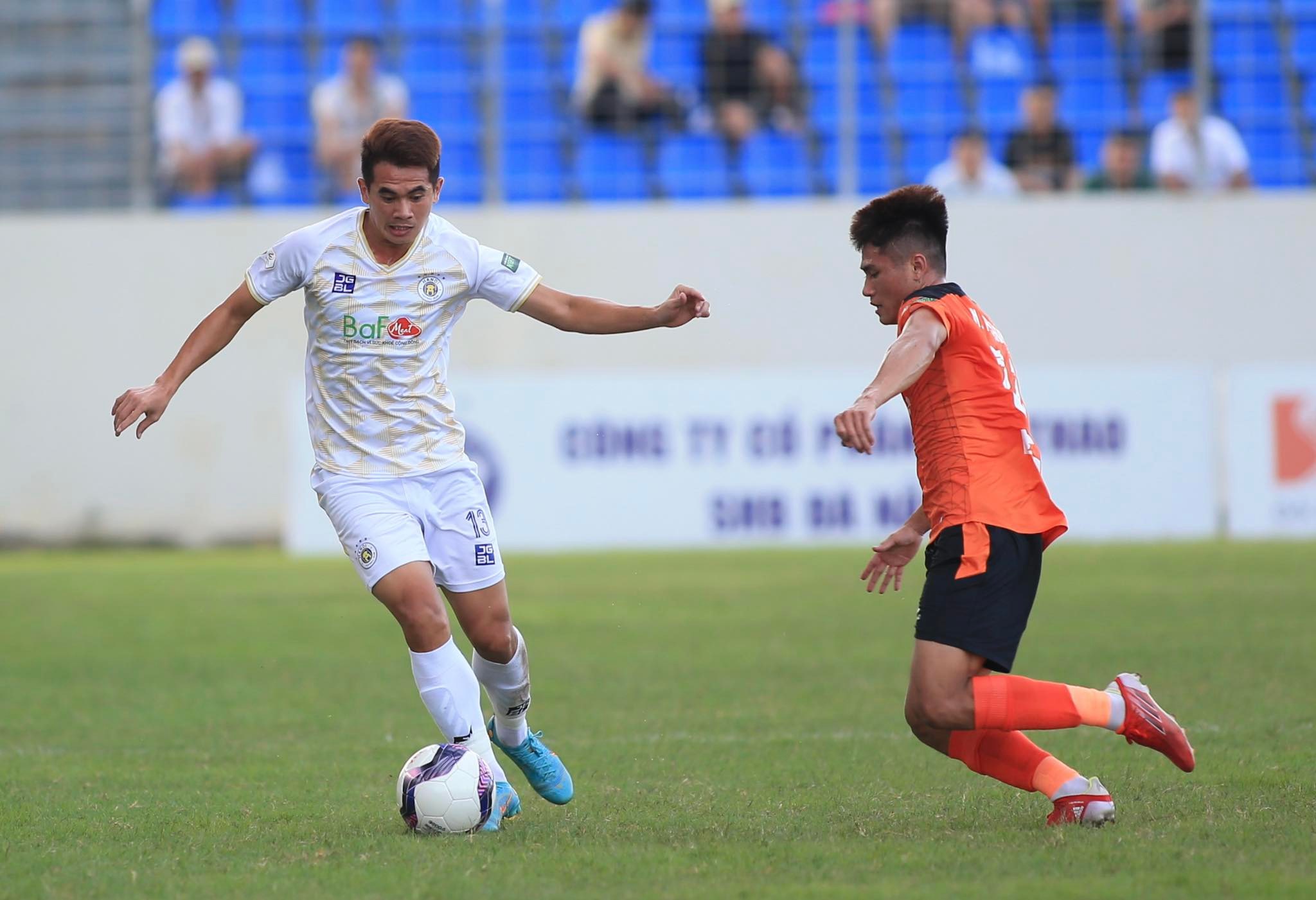 Hà Nội FC đang không có được phong độ tốt sau sự ra đi của Quang Hải - Ảnh: Quỳnh Anh 