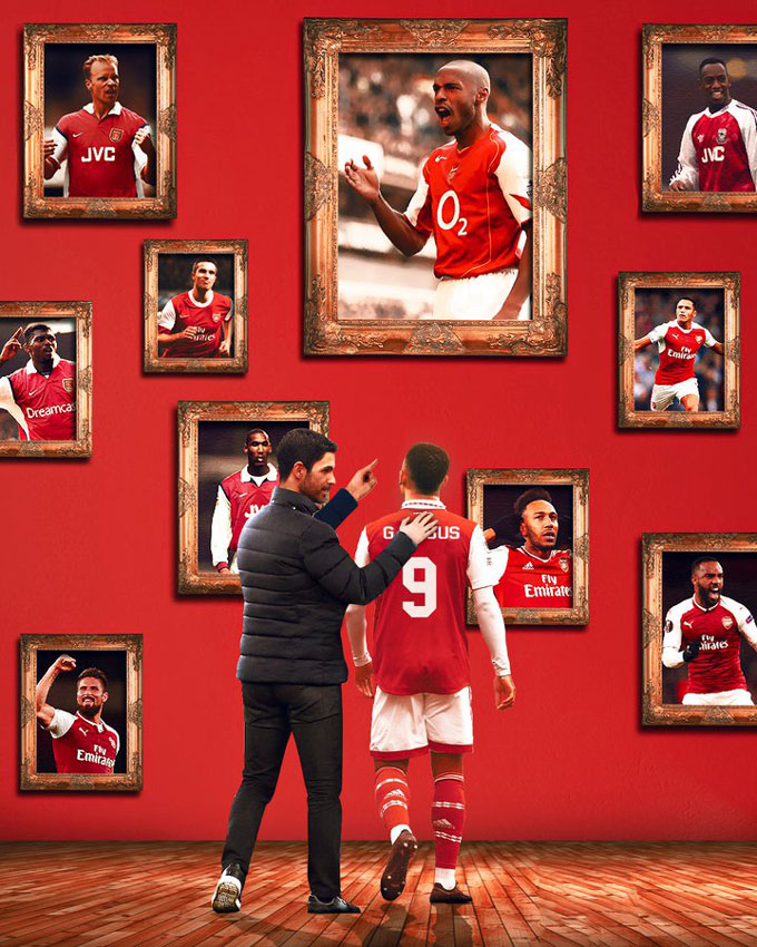 Arteta đã tìm được số 9 mới của riêng mình tại Arsenal
