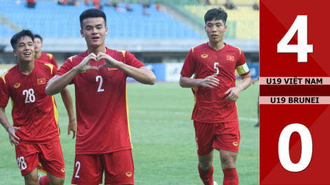 VIDEO bàn thắng U19 Việt Nam vs U19 Brunei: 4-0 (Giải U19 Đông Nam Á 2022)