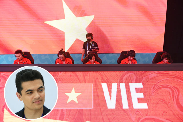 Theo ông Leo Faria (ảnh nhỏ), khả năng Việt Nam đăng cai một giải đấu với quy mô lớn của Tốc Chiến là rất khả thi