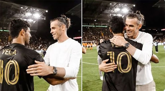 Bale gửi lời chúc chiến thắng đến Vela