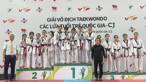 Đội tuyển Taekwondo trẻ Bình Dương giành thành tích cao tại giải quốc gia 2022