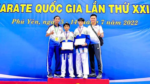 Bình Dương đoạt 2 huy chương vàng giải vô địch các câu lạc bộ Karate quốc gia lần thứ XXII