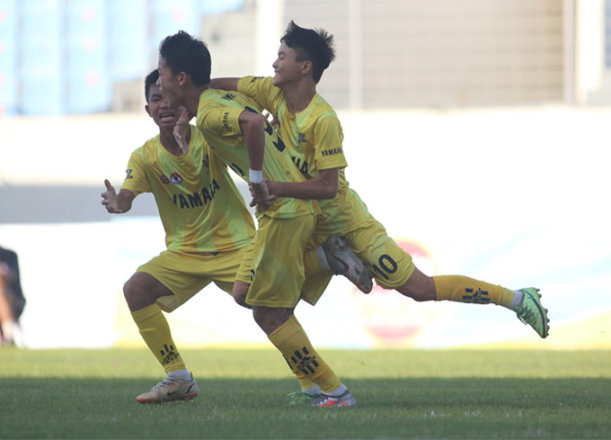 U13 SLNA vô địch giải Thiếu niên toàn quốc - Ảnh: Viết Định/ SLNA FC 