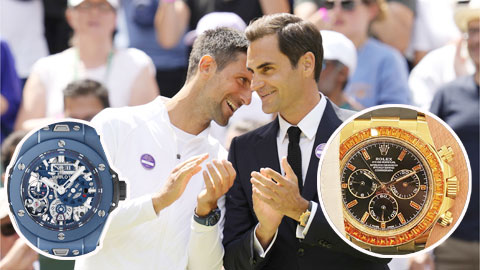 Khám phá siêu đồng hồ của Federer và Djokovic 
