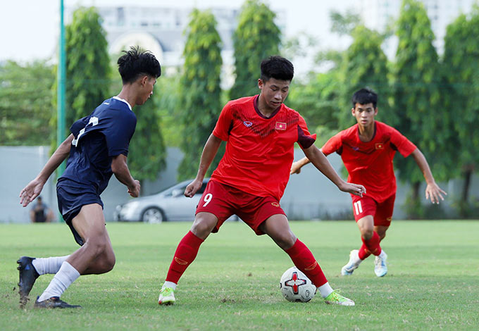 Các cầu thủ U16 Việt Nam có 2 trận giao hữu nữa trước khi sang Indonesia tham dự VCK U16 Đông Nam Á 2022 - Ảnh: VFF
