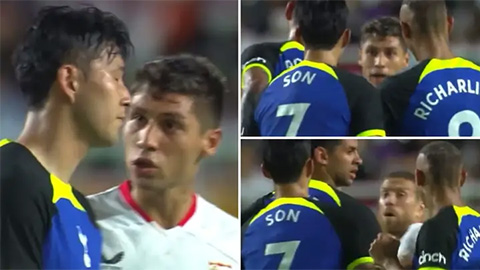 Son Heung-min và Richarlison suýt làm vỡ trận Tottenham vs Sevilla