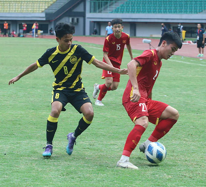 U19 Việt Nam có cơ hội "đòi nợ" trước U19 Malaysia. Ảnh: Phan Hồng 