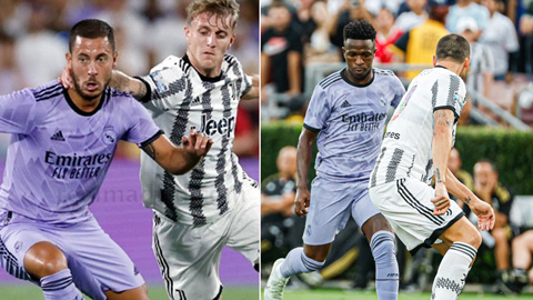 Điểm nhấn Real Madrid 2-0 Juventus: Vinicius và Hazard ghi dấu ấn