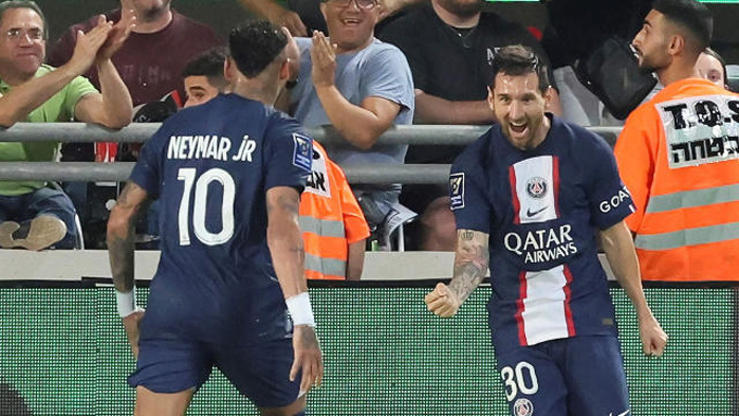 Messi và Neymar cùng nhau ghi bàn ở trận PSG vs Nantes