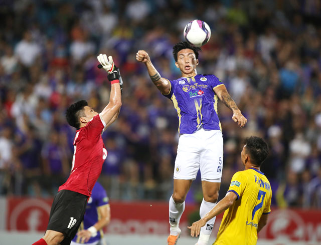 Hà Nội FC đang có phong độ cao kể từ khi Văn Hậu trở lại - Ảnh: Minh Tuấn