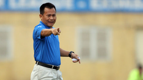 Dù có tân HLV trưởng Lư Đình Tuấn, B.BD vẫn rất khó giành điểm trên sân của Viettel Ảnh: MINH TUẤN