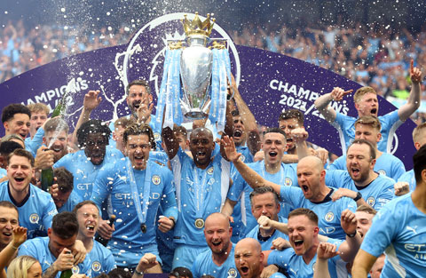 Man City đã vô địch Premier League tới 4/5 mùa gần đây nhất