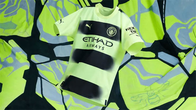 Mẫu áo thứ 3 mà Man City sẽ sử dụng ở mùa giải tới