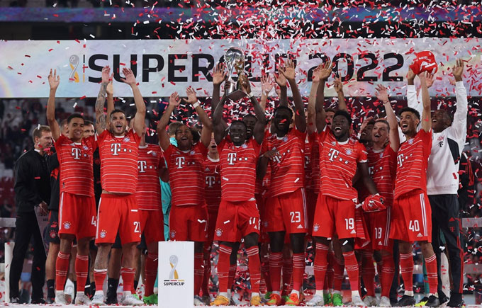 Bayern vừa vô địch Siêu Cúp Đức 2022