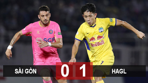 Kết quả Sài Gòn 0-1 HAGL: Sài Gòn FC lại thua
