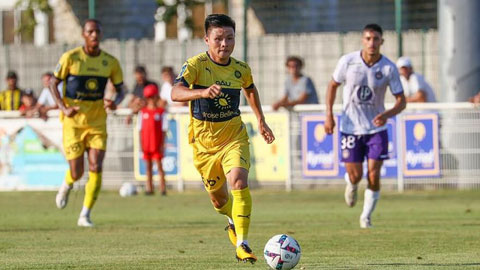 Quang Hải lần đầu đá chính ở Pau FC: Vẫn còn thiếu tự tin