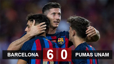 Kết quả Barcelona 6-0 Pumas: Cúp Joan Gamper ở lại Nou Camp