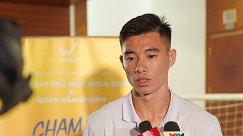 Thủ môn Văn Chuẩn đặt mục tiêu trình làng Hà Nội FC ở V.League 2022