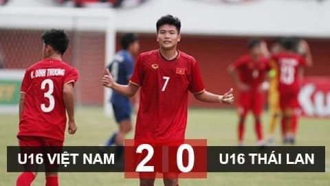 U16 Việt Nam thắng thuyết phục Thái Lan, vào chung kết  