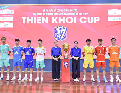 Nhiều đội bóng mạnh của các trường ĐH trên địa bàn Hà Nội sẽ tham dự giải đấu