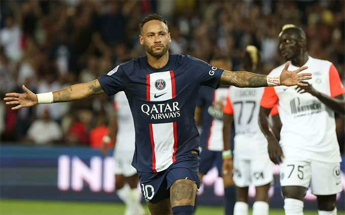 Neymar đang thăng hoa rực rỡ ở mùa giải mới 2022/23