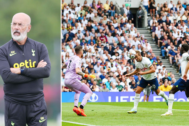 Những quả đá phạt theo phong cách của Gianni Vio (áo sẫm) đang là vũ khí giúp Tottenham kiếm điểm
